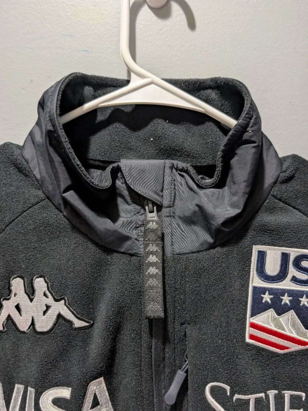 Team Issued Kappa US Ski Team Torino Fleece Jacket L